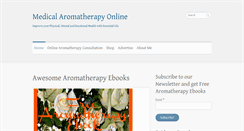 Desktop Screenshot of medicalaromatherapyonline.com