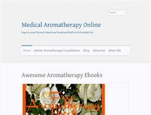 Tablet Screenshot of medicalaromatherapyonline.com